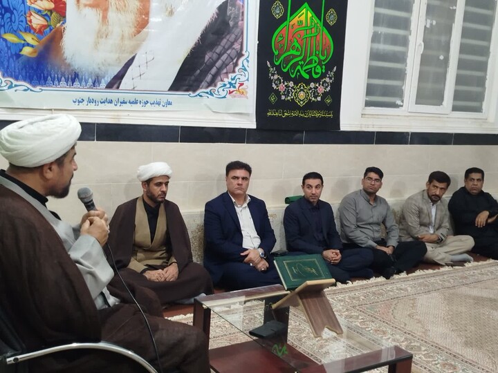 تصاویر/ برگزاری مراسم ایام شهادت حضرت فاطمه زهرا (س) در مدرسه علمیه امیرالمؤمنین(ع) رودبارجنوب