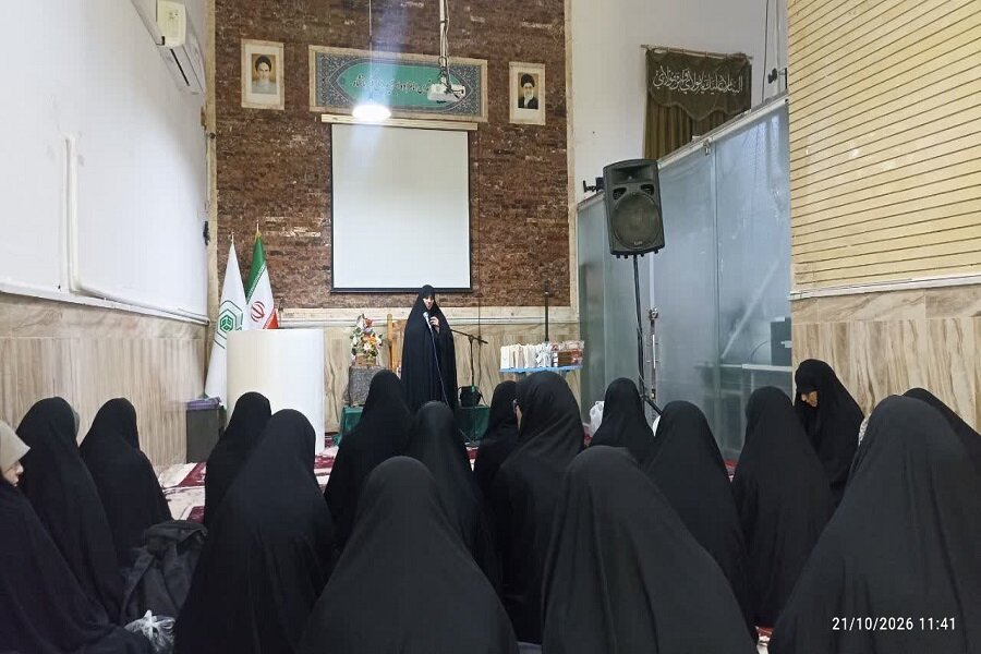 اختتامیه «اربعین تعالی طلبه نو ورود» ویژه خواهران در امامزاده ابراهیم بخش بیستون کرمانشاه
