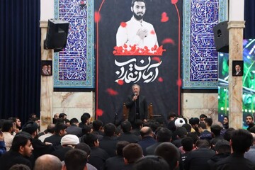 تصاویر/ مراسم سالگرد شهادت طلبه بسیجی آرمان علی‌وردی