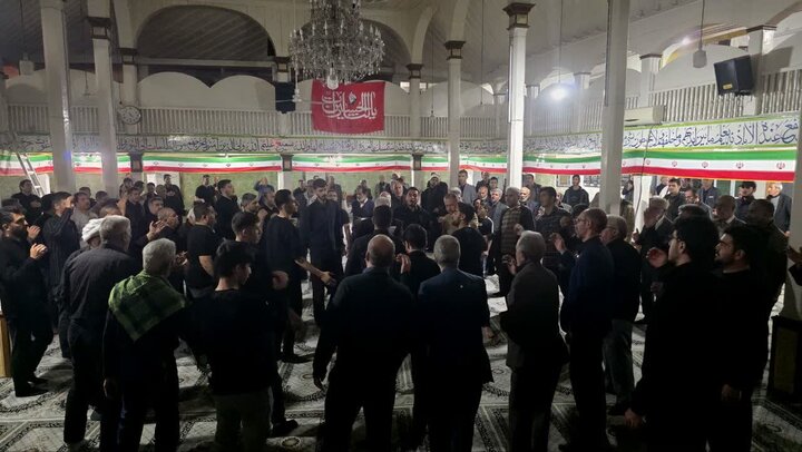 تصاویر/ مراسم سوگواری ایام فاطمیه در مسجد جامع ماکو