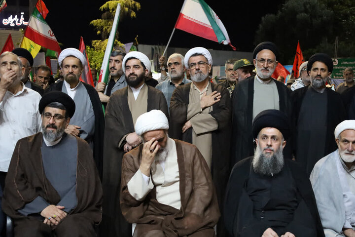 سخنرانی معاون آموزش حوزه های علمیه در اجتماع مردمی ساری