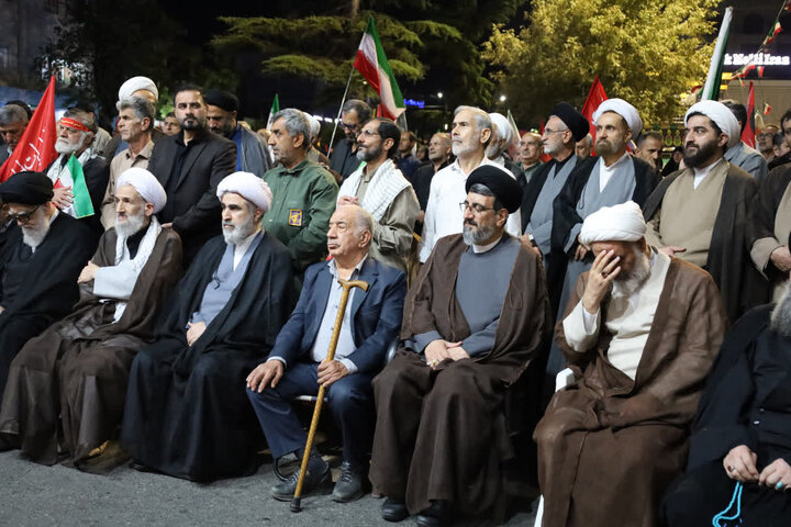 سخنرانی معاون آموزش حوزه های علمیه در اجتماع مردمی ساری