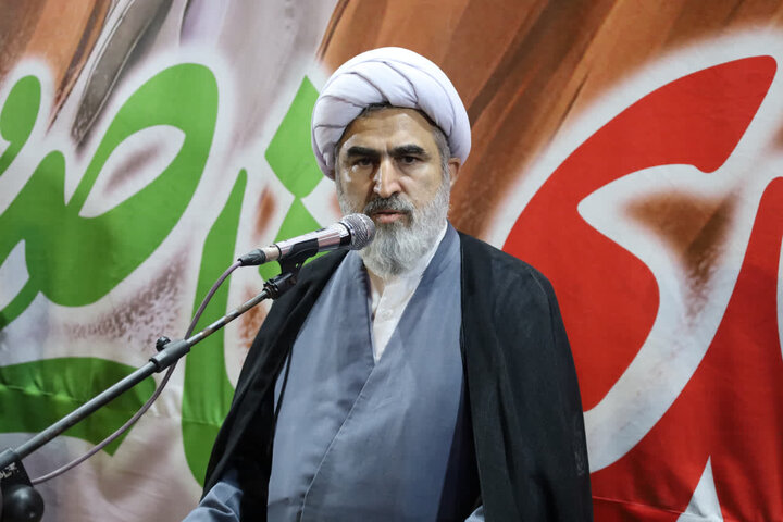 سخنرانی معاون آموزش حوزه های علمیه در اجتماع مردمی ساری