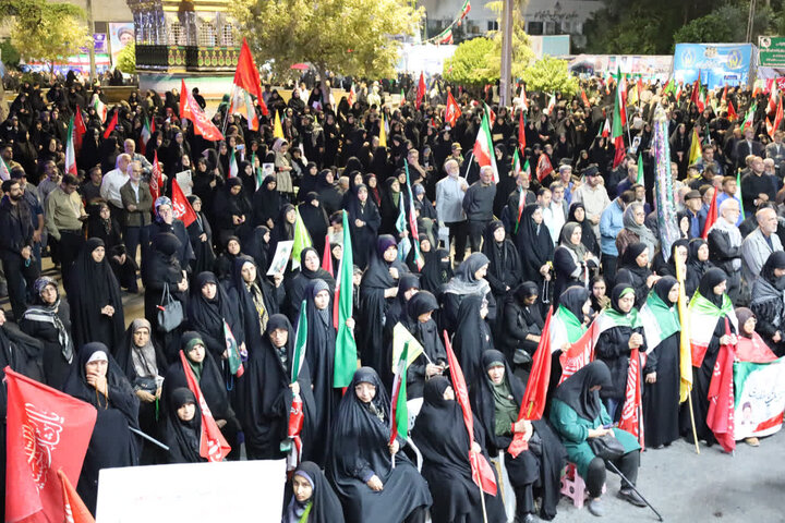سخنرانی معاون آموزش حوزه های علمیه در اجتماع مردمی ساری