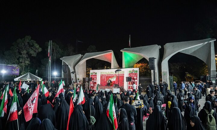 تصاویر/ تجدید میثاق دانشجویان با رهبر معظم انقلاب
