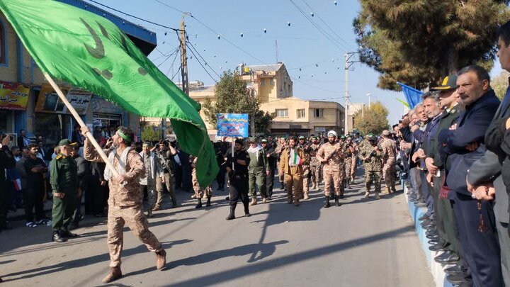تصاویر/ حضور روحانیون شهرستان میاندوآب در رزمایش 6000 نفری جانفدایان ایران
