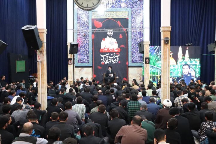 تصاویر/ مراسم سالگرد شهادت طلبه بسیجی آرمان علی‌وردی