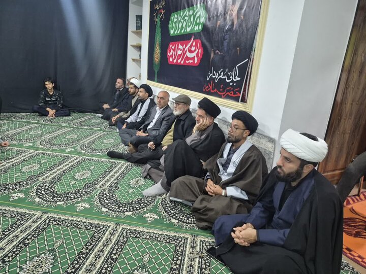 تصاویر/ مراسم چهارمین سالگرد شهادت طلبه بسیجی آرمان علی وردی در مدرسه علمیه جعفریه خلخال