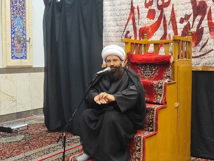 تصاویر/آیین سوگواری ایام فاطمیه در مدارس علمیه منطقه کاشان