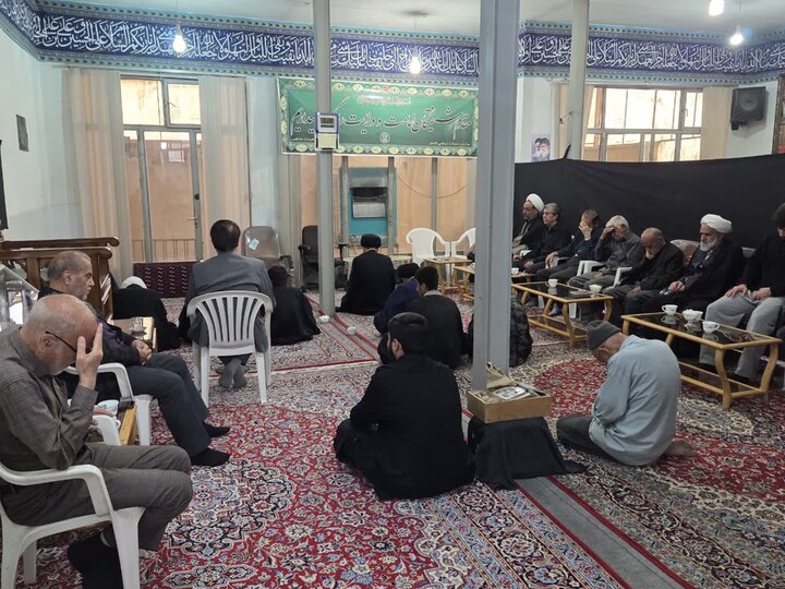 تصاویر/آیین سوگواری ایام فاطمیه در مدارس علمیه منطقه کاشان