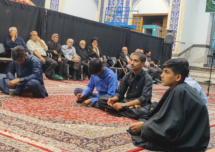 تصاویر/آیین سوگواری ایام فاطمیه در مدارس علمیه منطقه کاشان
