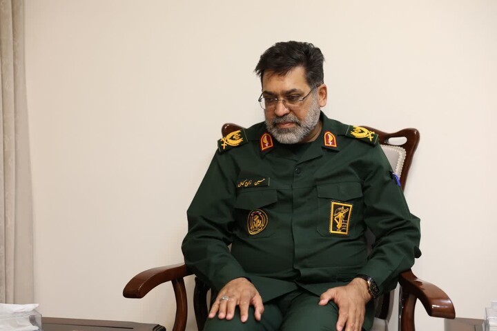 دیدار فرمانده سپاه انصارالحسین(ع) با رئیس جامعه مدرسین حوزه علمیه قم