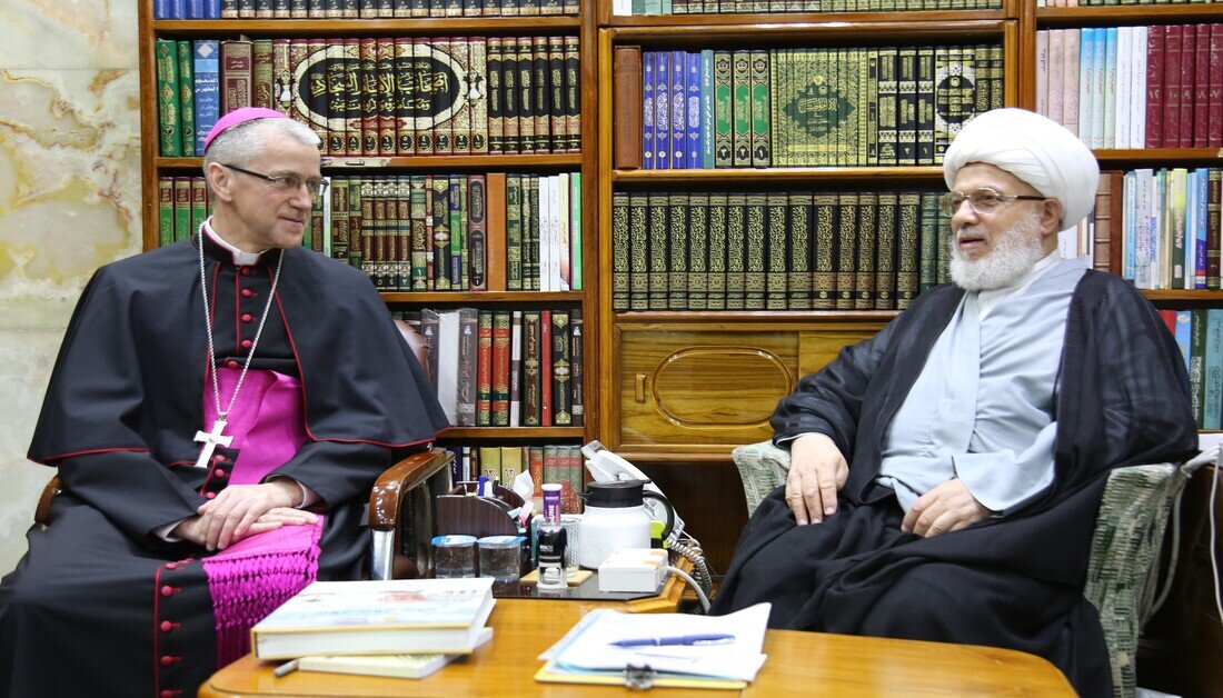 Vatican Ambassador to Iraq meets with representative of the Supreme Religious Authority in Karbala