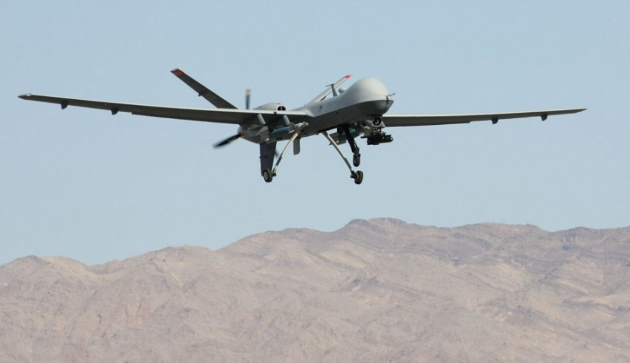 إسقاط طائرة مسيّرة أمريكية من نوع MQ-1 فوق مضيق هرمز