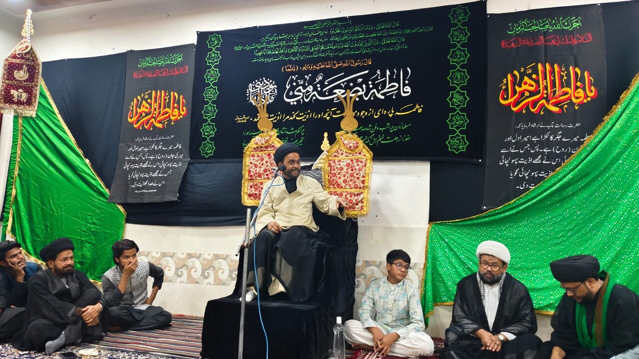 جناب سیدہ فاطمہ زہراء کی زندگی قرآن کا عملی نمونہ تھی:مولانا سید احمد رضوی