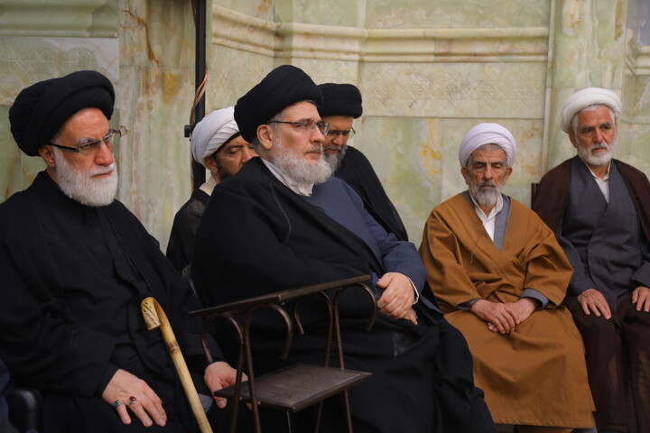 تصاویر/ مراسم اربعین مرحوم آیت الله العظمی شبیری زنجانی