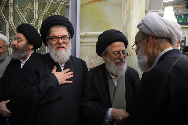 تصاویر/ مراسم اربعین مرحوم آیت الله العظمی شبیری زنجانی