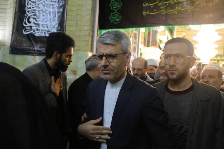 تصاویر/ مراسم اربعین مرحوم آیت الله العظمی شبیری زنجانی