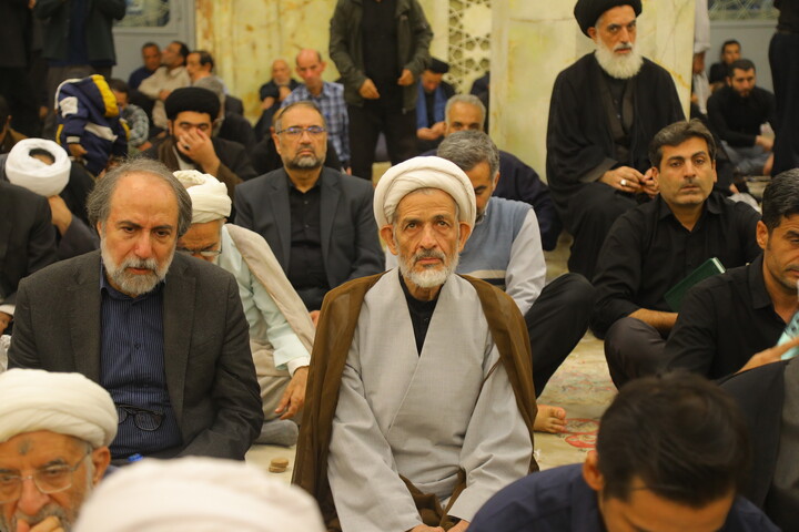 تصاویر/ مراسم اربعین مرحوم آیت الله العظمی شبیری زنجانی