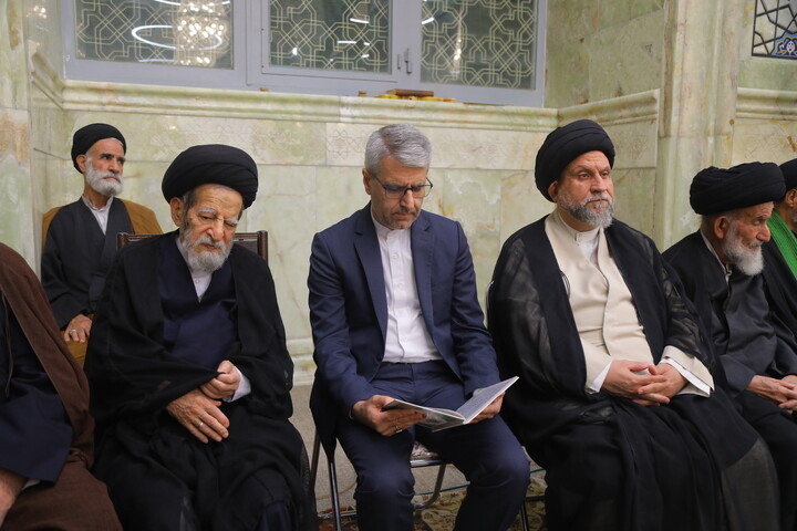 تصاویر/ مراسم اربعین مرحوم آیت الله العظمی شبیری زنجانی