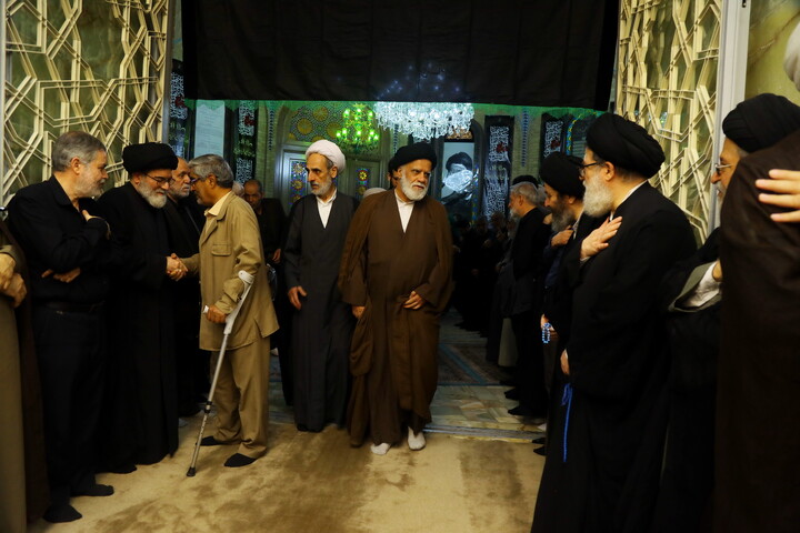 تصاویر/ مراسم اربعین مرحوم آیت الله العظمی شبیری زنجانی