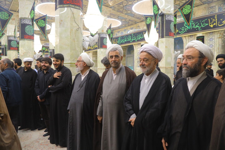 تصاویر/ مراسم اربعین مرحوم آیت الله العظمی شبیری زنجانی