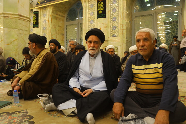 تصاویر/ مراسم اربعین مرحوم آیت الله العظمی شبیری زنجانی