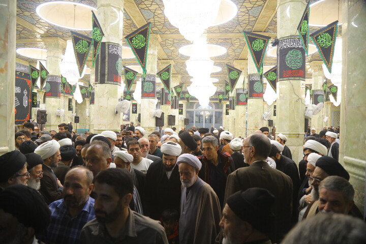 تصاویر/ مراسم اربعین مرحوم آیت الله العظمی شبیری زنجانی