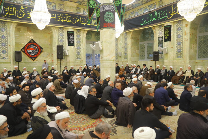 تصاویر/ مراسم اربعین مرحوم آیت الله العظمی شبیری زنجانی