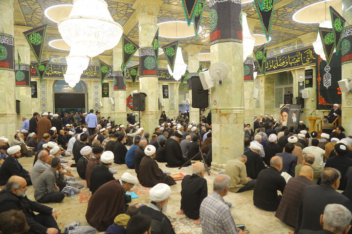 تصاویر/ مراسم اربعین مرحوم آیت الله العظمی شبیری زنجانی