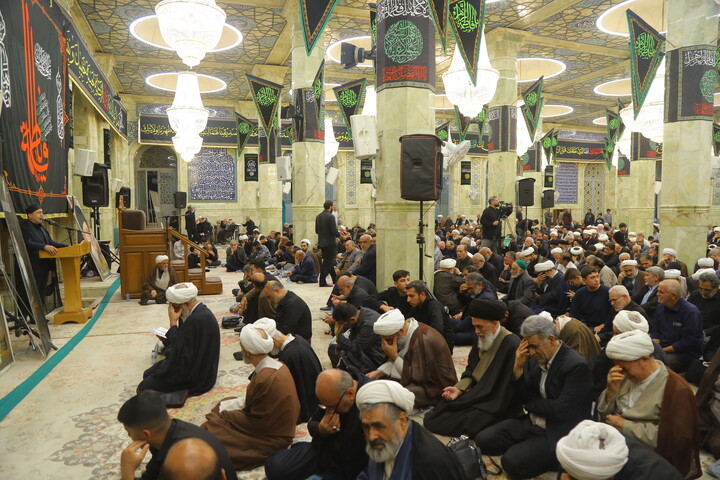 تصاویر/ مراسم اربعین مرحوم آیت الله العظمی شبیری زنجانی