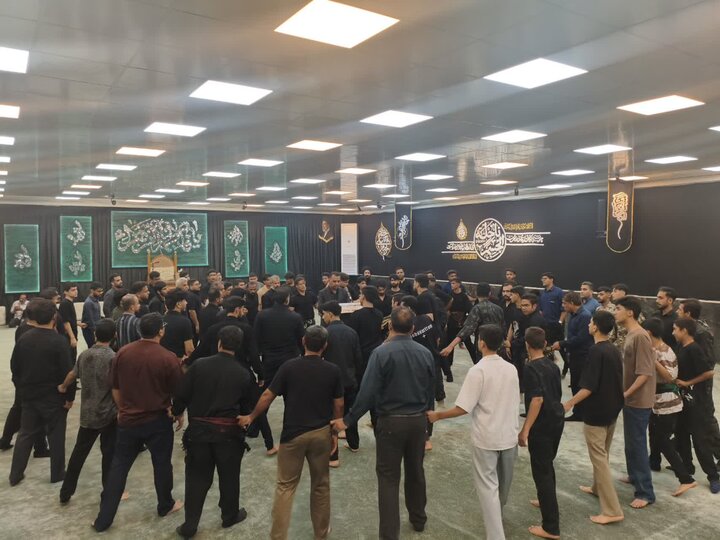 تصاویر/ عزاداری فاطمیه در بنک