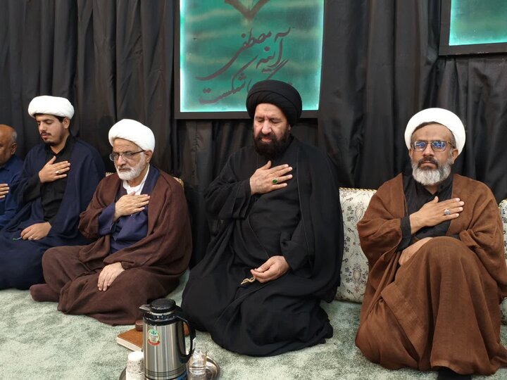 تصاویر/ عزاداری فاطمیه در بنک