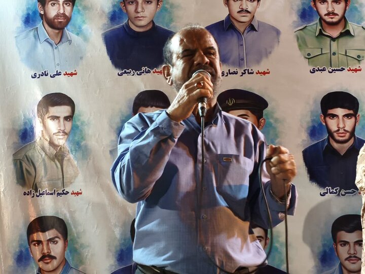 تصاویر/ استقبال از شهید گمنام در شهر بنک