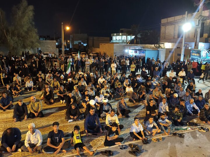 تصاویر/ استقبال از شهید گمنام در شهر بنک