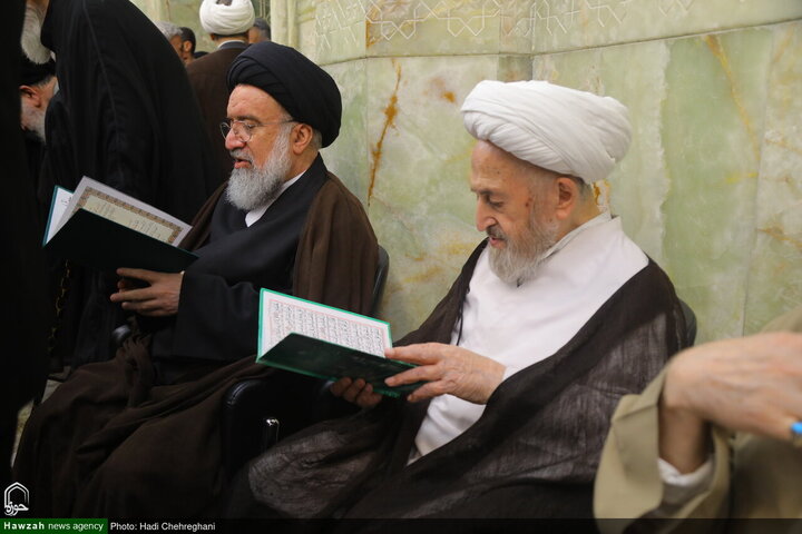 إقامة مراسم الأربعين للراحل آية الله العظمى الشبیری الزنجاني