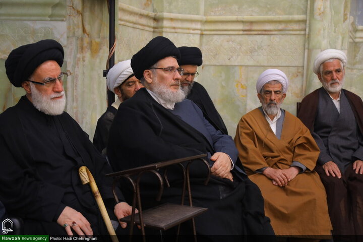 إقامة مراسم الأربعين للراحل آية الله العظمى الشبیری الزنجاني