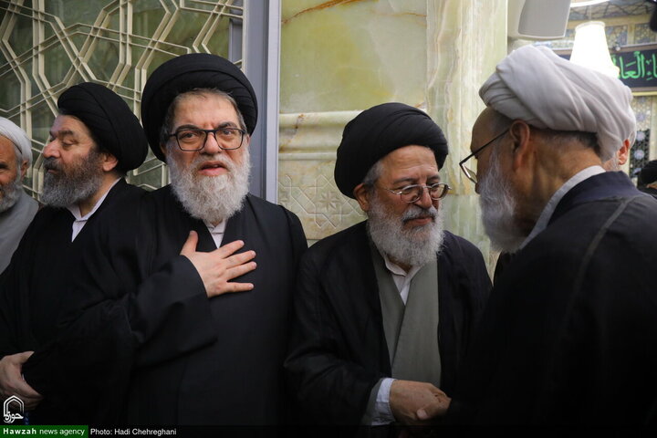 إقامة مراسم الأربعين للراحل آية الله العظمى الشبیری الزنجاني