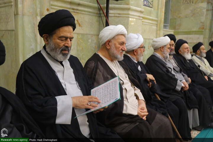 إقامة مراسم الأربعين للراحل آية الله العظمى الشبیری الزنجاني