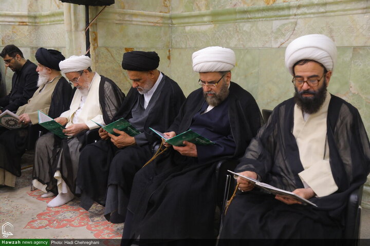 إقامة مراسم الأربعين للراحل آية الله العظمى الشبیری الزنجاني