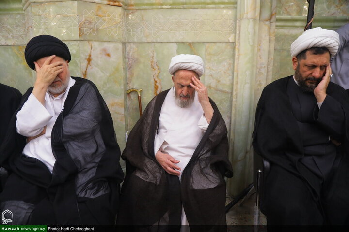 إقامة مراسم الأربعين للراحل آية الله العظمى الشبیری الزنجاني