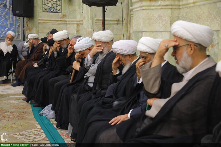 إقامة مراسم الأربعين للراحل آية الله العظمى الشبیری الزنجاني