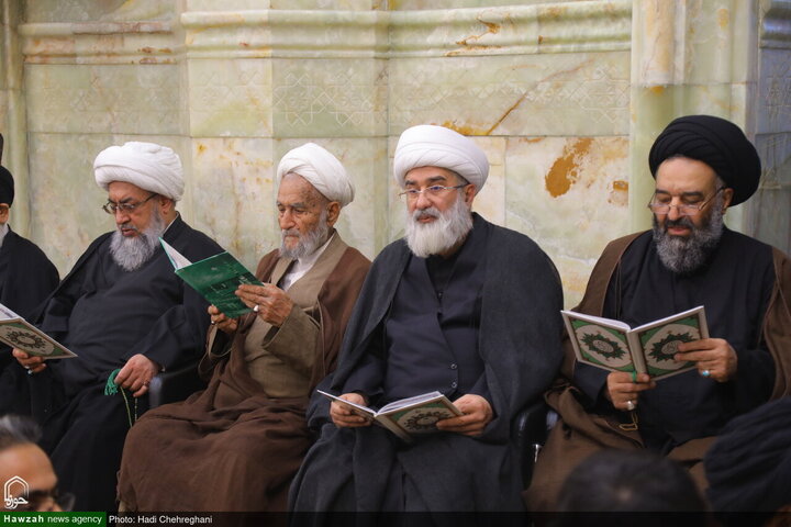 إقامة مراسم الأربعين للراحل آية الله العظمى الشبیری الزنجاني