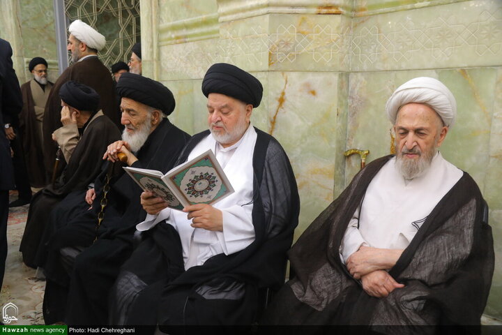 إقامة مراسم الأربعين للراحل آية الله العظمى الشبیری الزنجاني