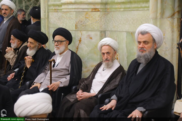 إقامة مراسم الأربعين للراحل آية الله العظمى الشبیری الزنجاني