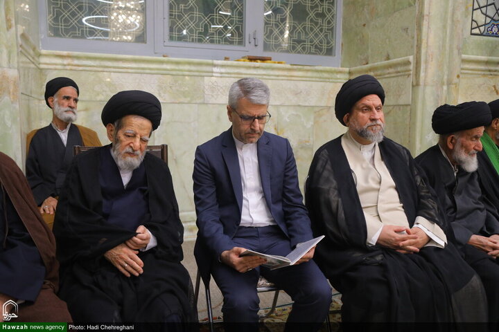 إقامة مراسم الأربعين للراحل آية الله العظمى الشبیری الزنجاني