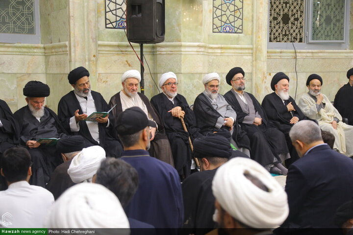 إقامة مراسم الأربعين للراحل آية الله العظمى الشبیری الزنجاني