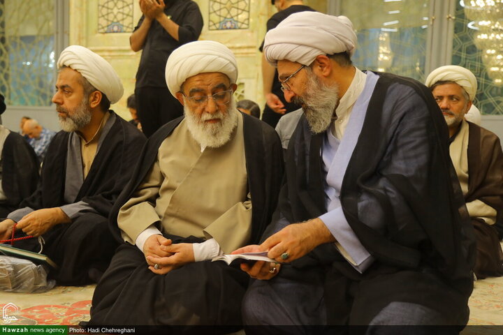 إقامة مراسم الأربعين للراحل آية الله العظمى الشبیری الزنجاني