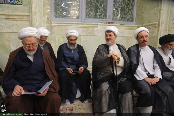 إقامة مراسم الأربعين للراحل آية الله العظمى الشبیری الزنجاني