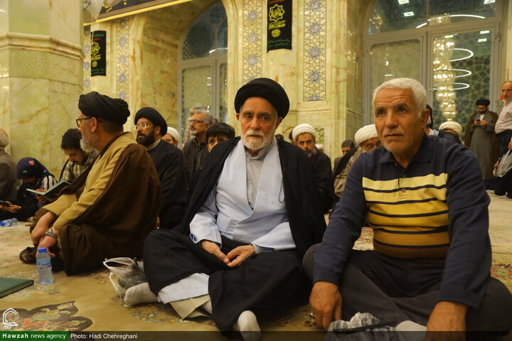 إقامة مراسم الأربعين للراحل آية الله العظمى الشبیری الزنجاني